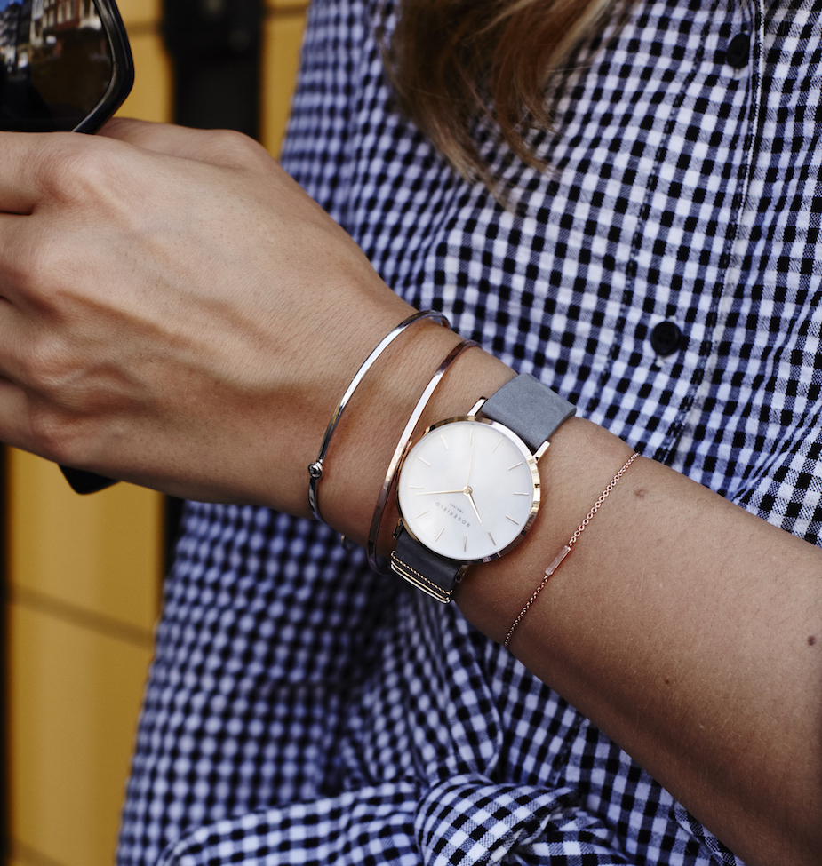 Montre rosefield top argent